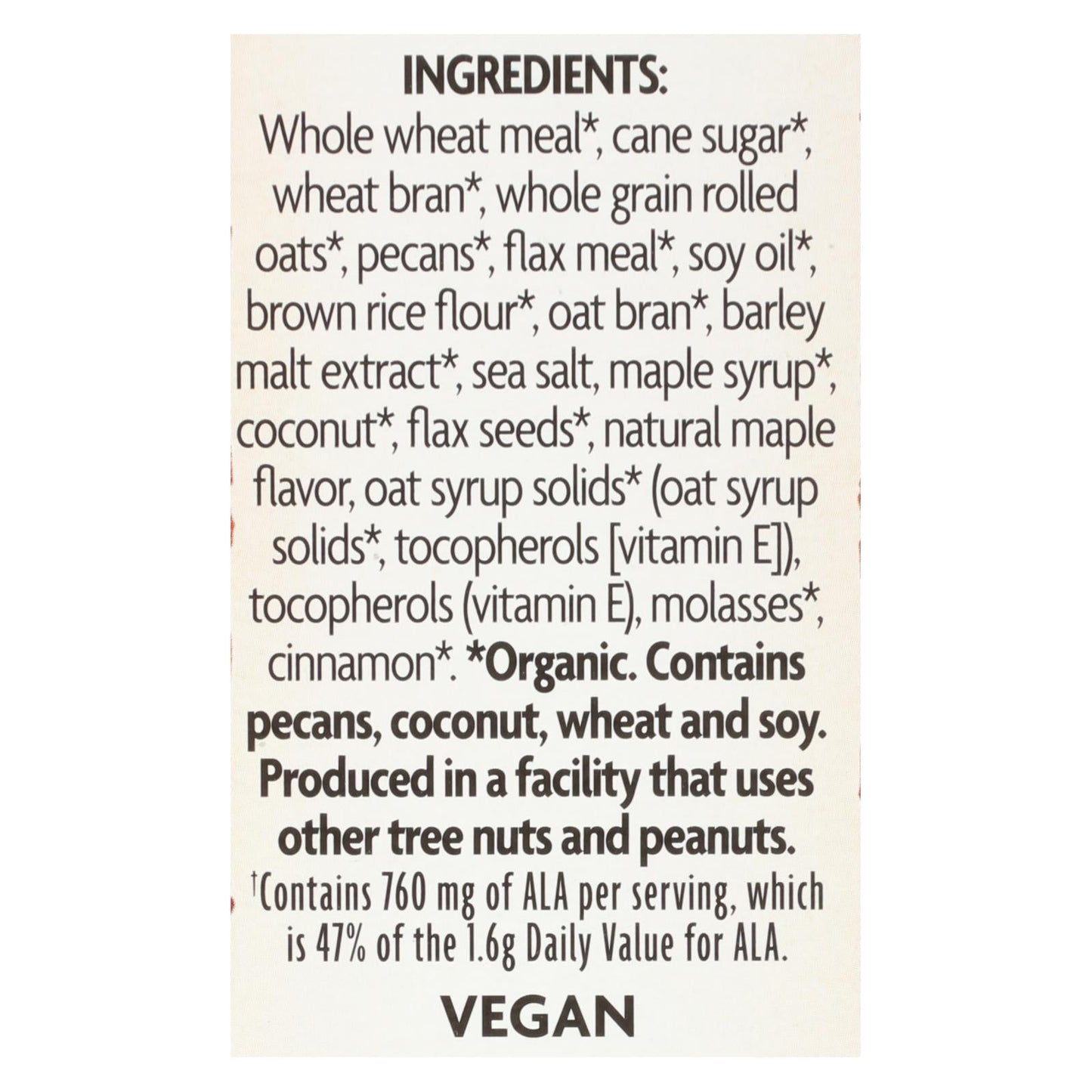 Maple Pecan Crunch Flax