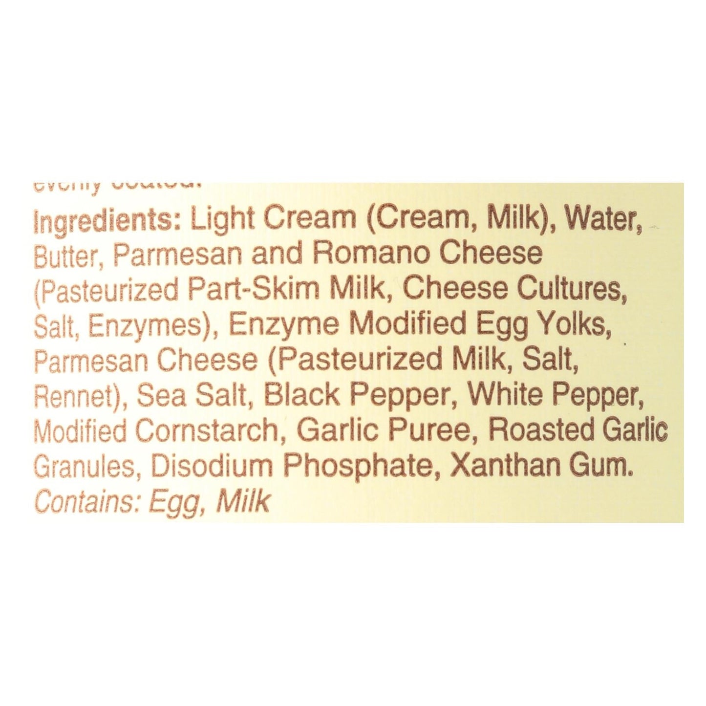 Rao's Roasted Garlic Alfredo