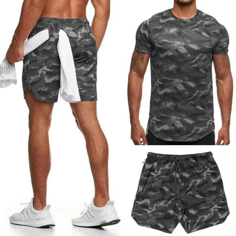 Two-Piece Short-Sleeved Suit