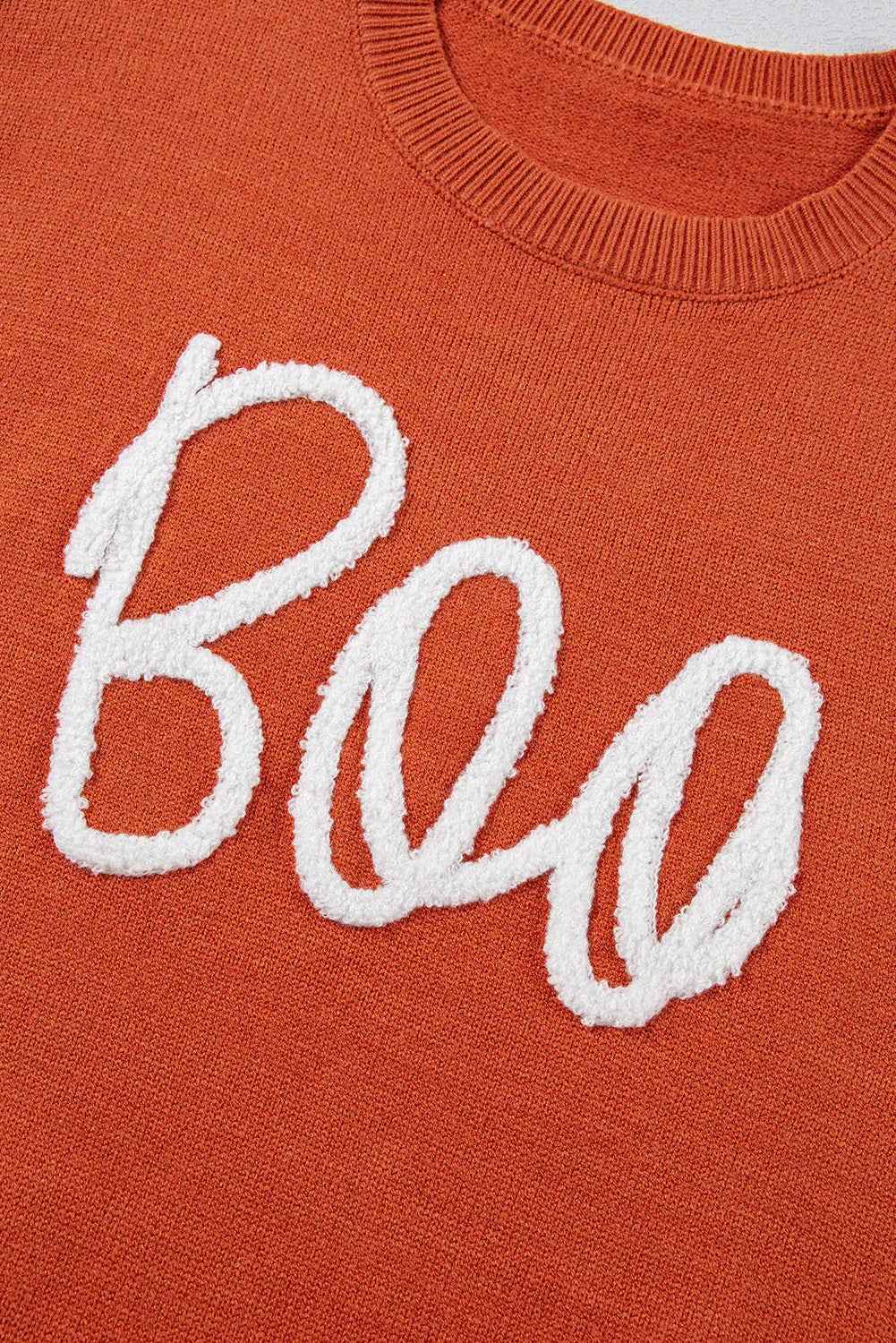 Boo Knitted Edge Sweater
