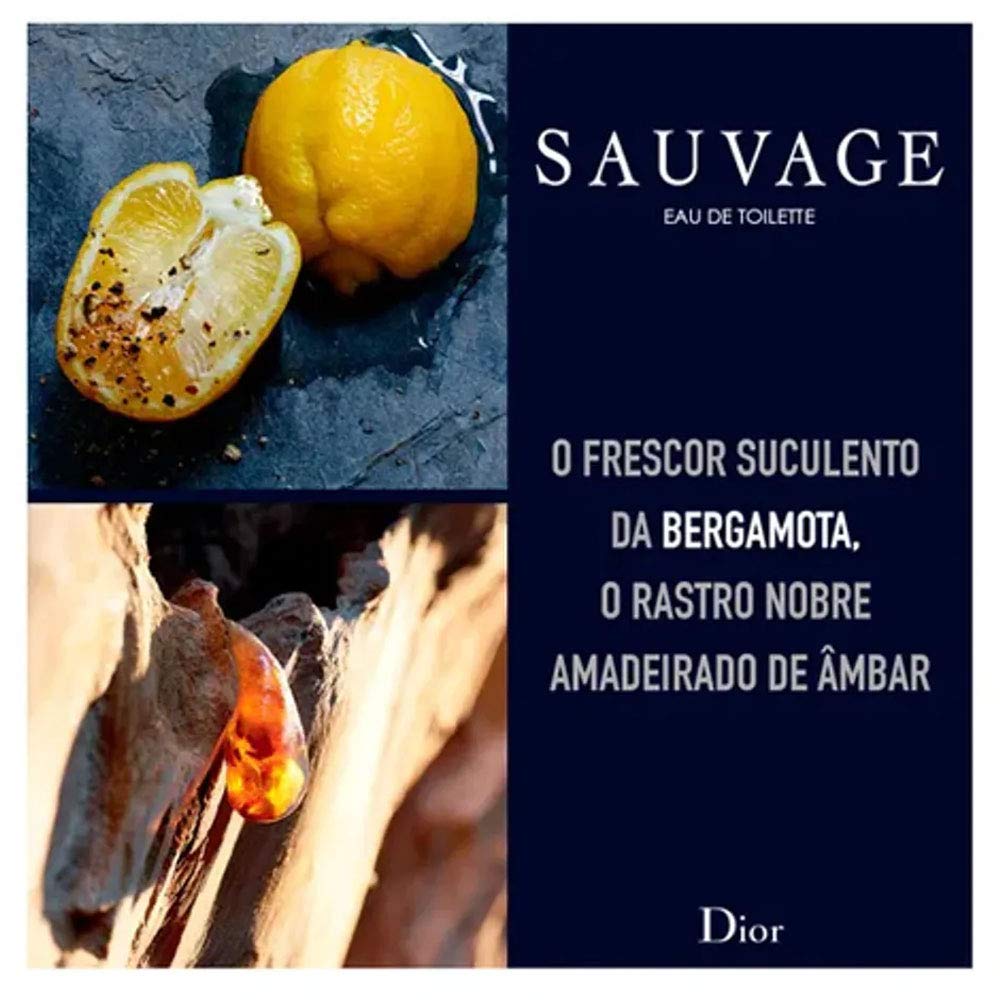 Dior Sauvage Eau de Toilette Spray for Men, 3.4 Ounce Christian Dior