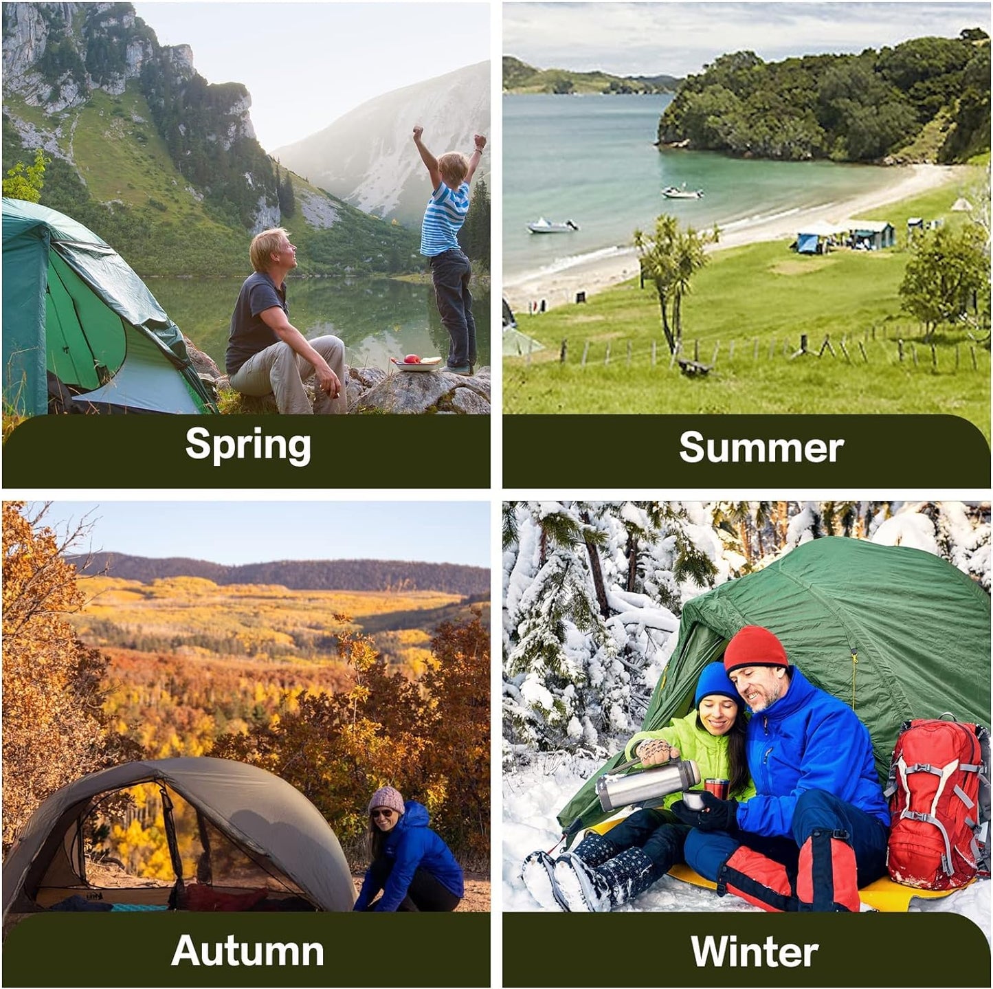 ANTARCTICA GEAR Heated Sleeping Bag for Cold Weather