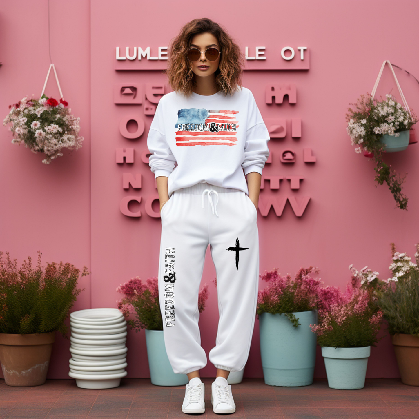 Faith & Freedom FULL sweatsuit