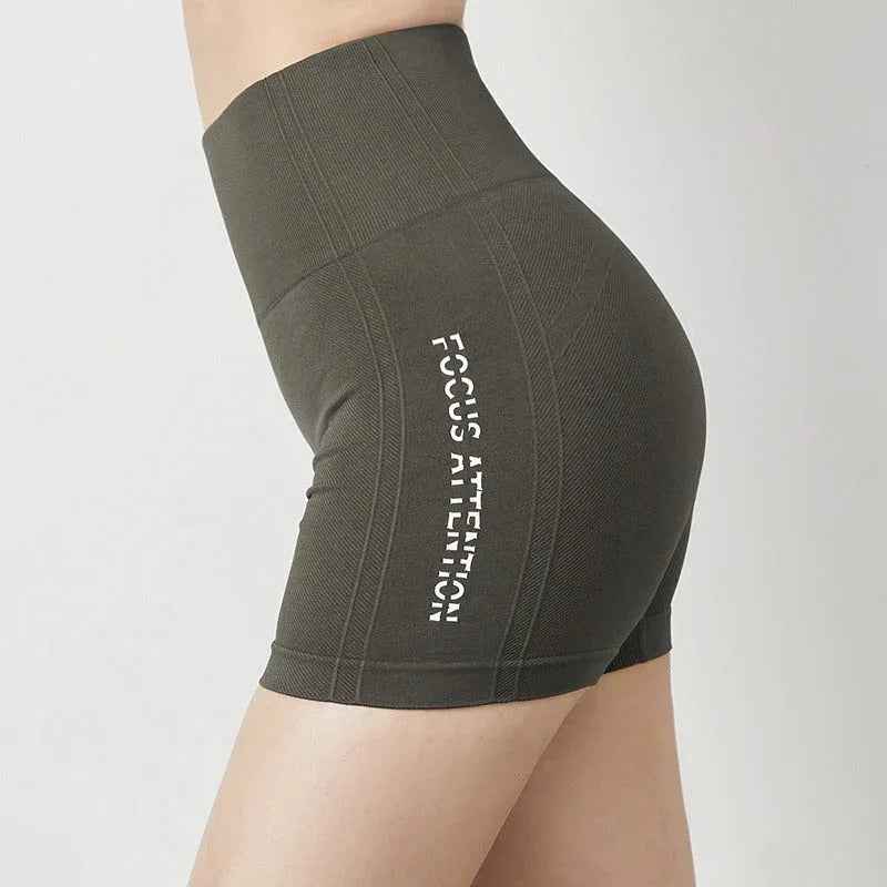FocusFit High Waist Yoga Shorts
