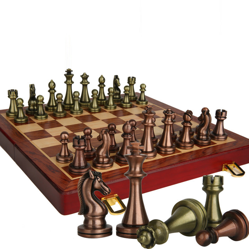 International Chess High End Gift Box Metal Chess Pieces