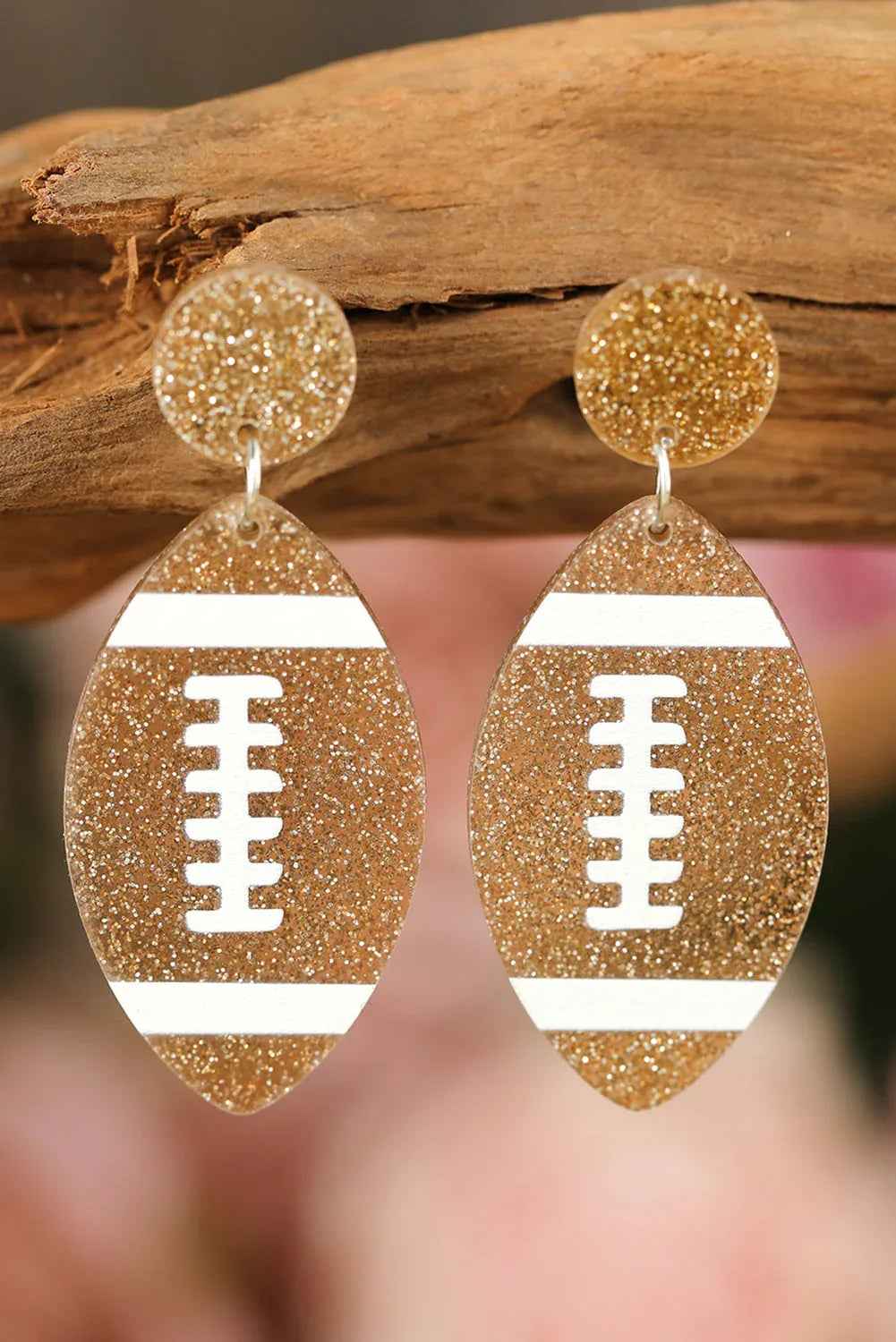 Football Pendant Earrings