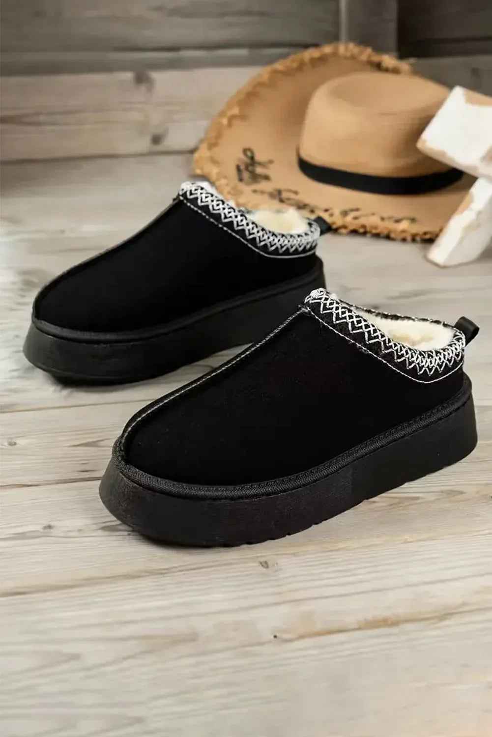 Jade Suede Plush Lined Snow Boots
