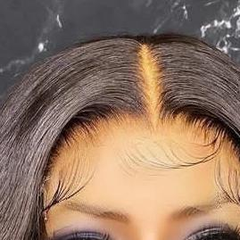 Ladies Wig Natural Buckle Wig Black Big Wave Chemical Fiber Front Lace