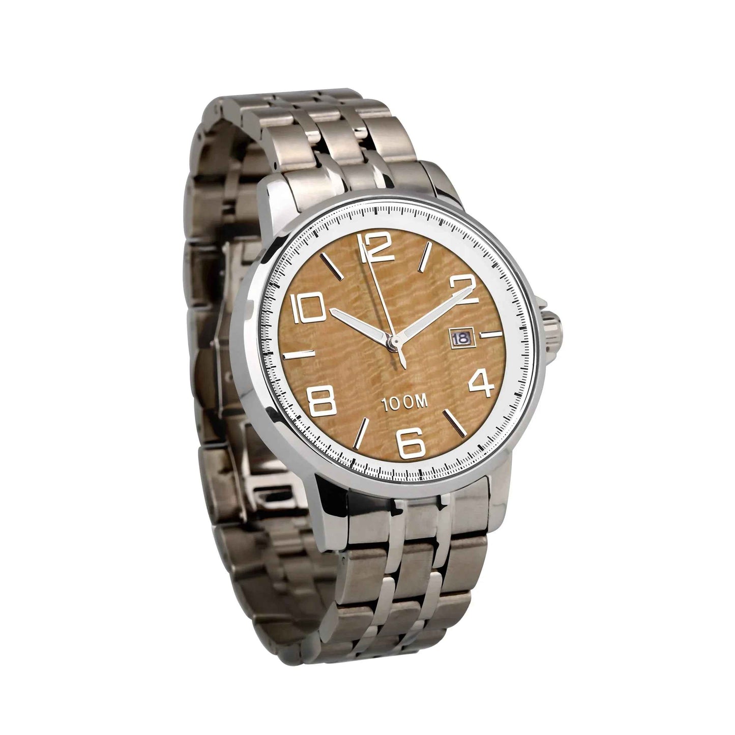 Gum Burl Watch Stainless