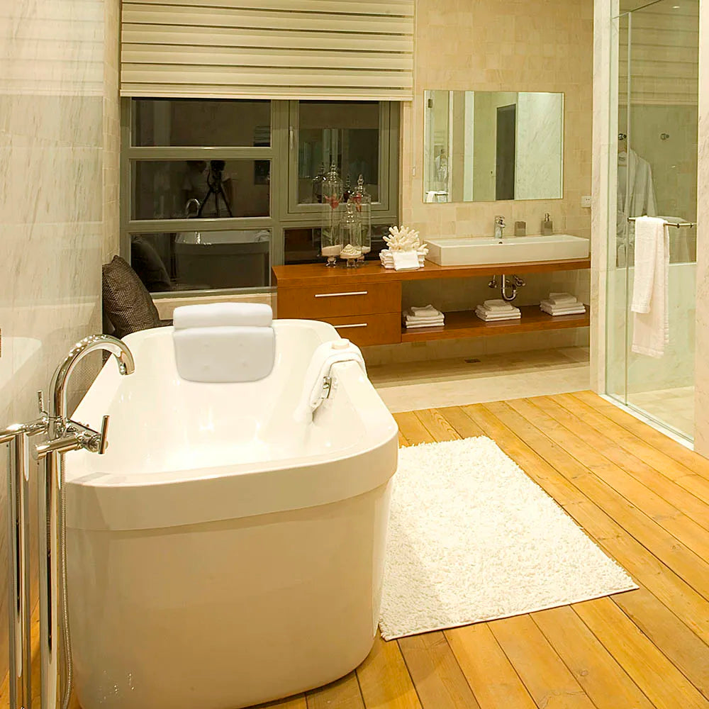 3D Mesh Bath Pillow Soft Waterproof SPA Headrest Bathtub Pillow