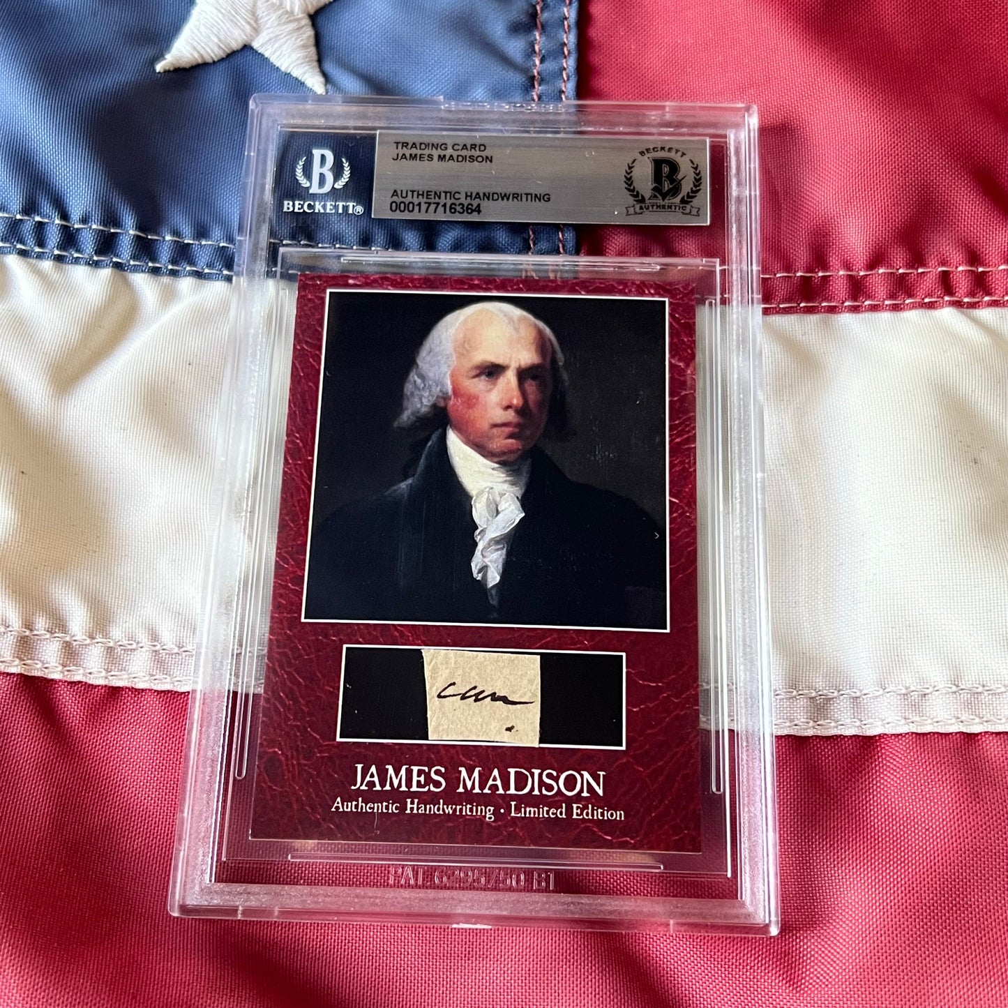 James Madison Beckett Handwriting