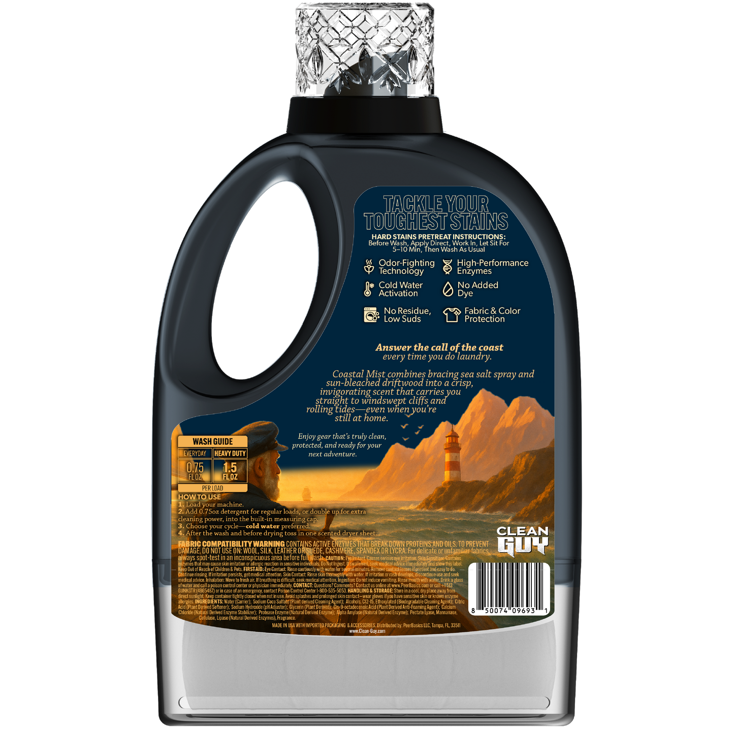 Heavy Duty Premium Laundry Detergent + Built-In Dryer Sheets