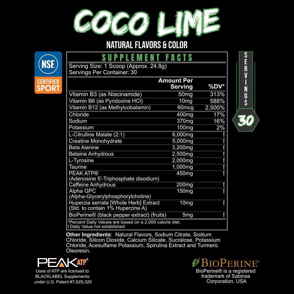 PRE_HUSTLE_COCO_LIME_Supplement_Facts_NSF_Certified_for_Sport - shoponestop.store
