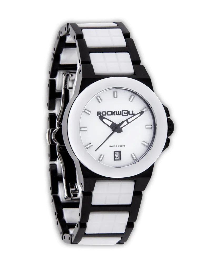 Black, White Ceramic Watch