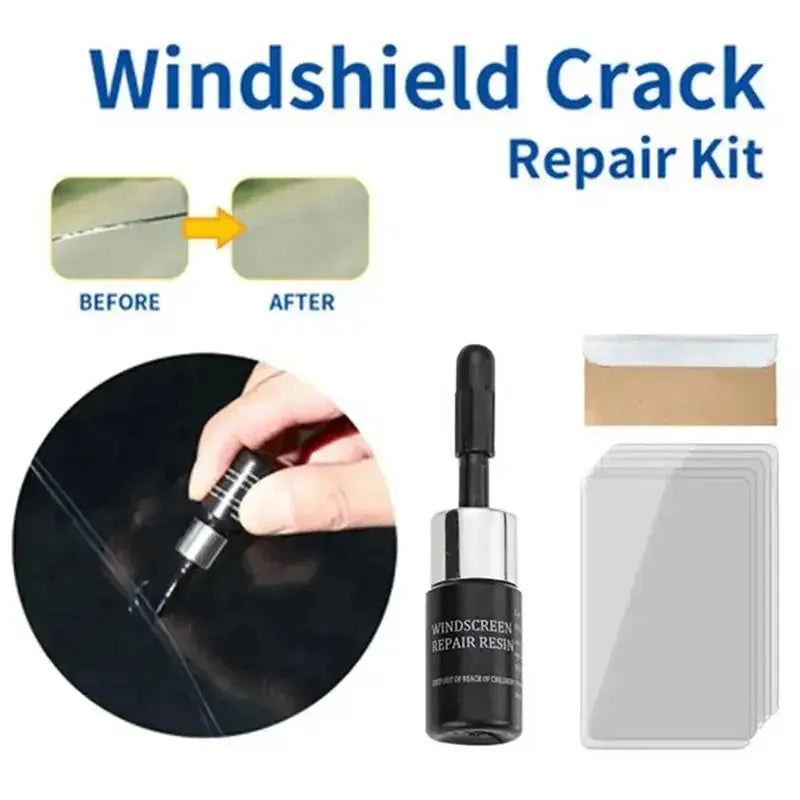 Fluid for Quick Glass Repairs - ZeroCrack Windshield Fluid