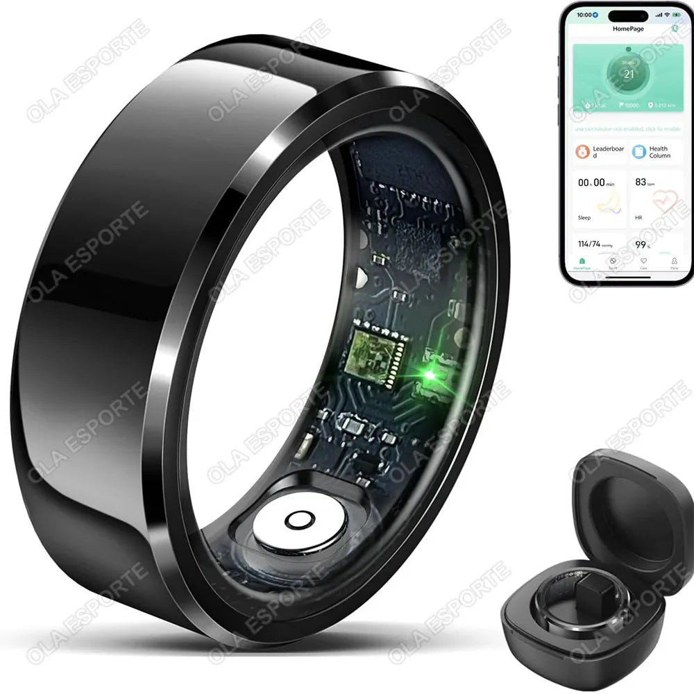 2026 Smart Ring Blood Pressure Heart Rate Sleep Monitoring Smart Ring