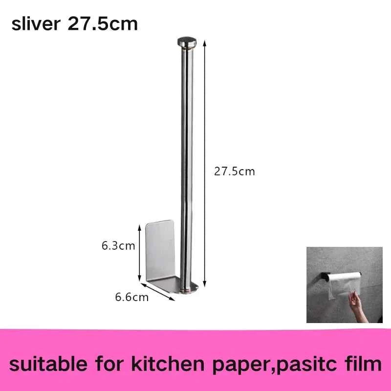 No-Drill Adhesive Toilet Paper Holder