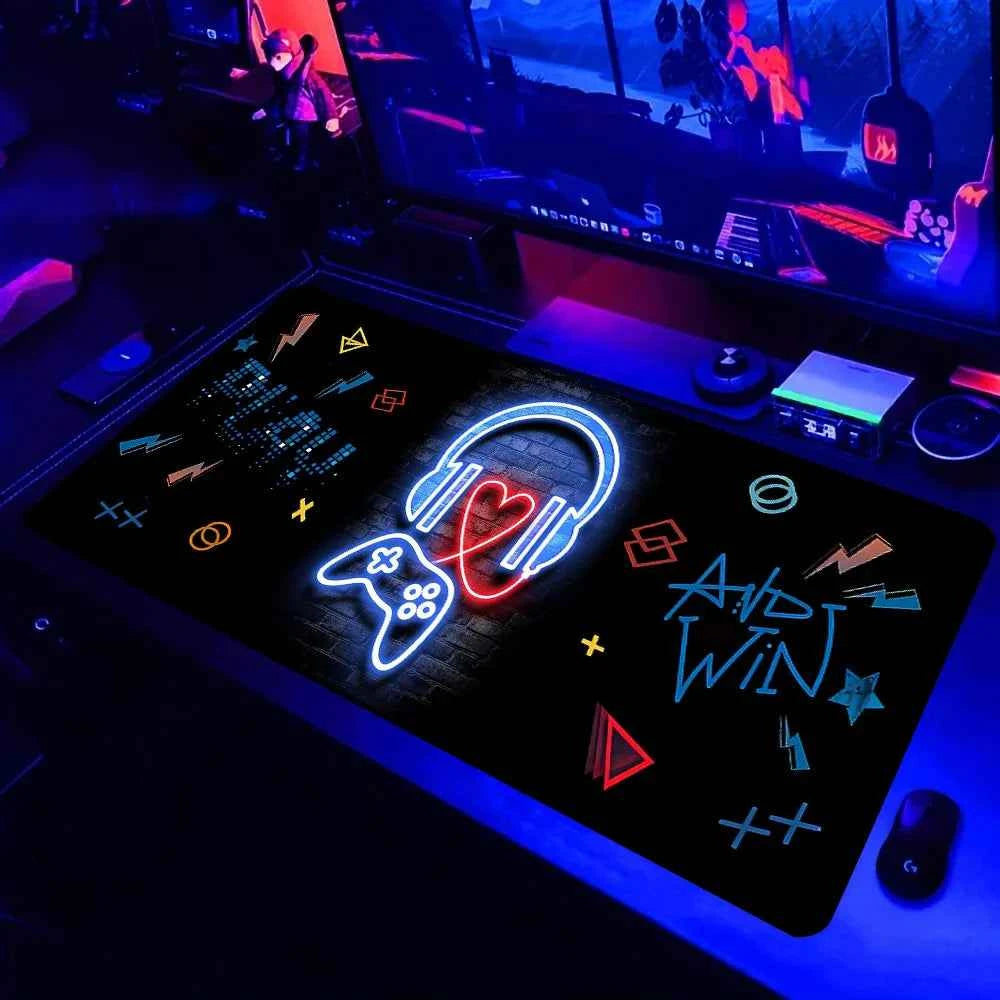 Gamepad Pattern XXL Gaming Mouse Pad