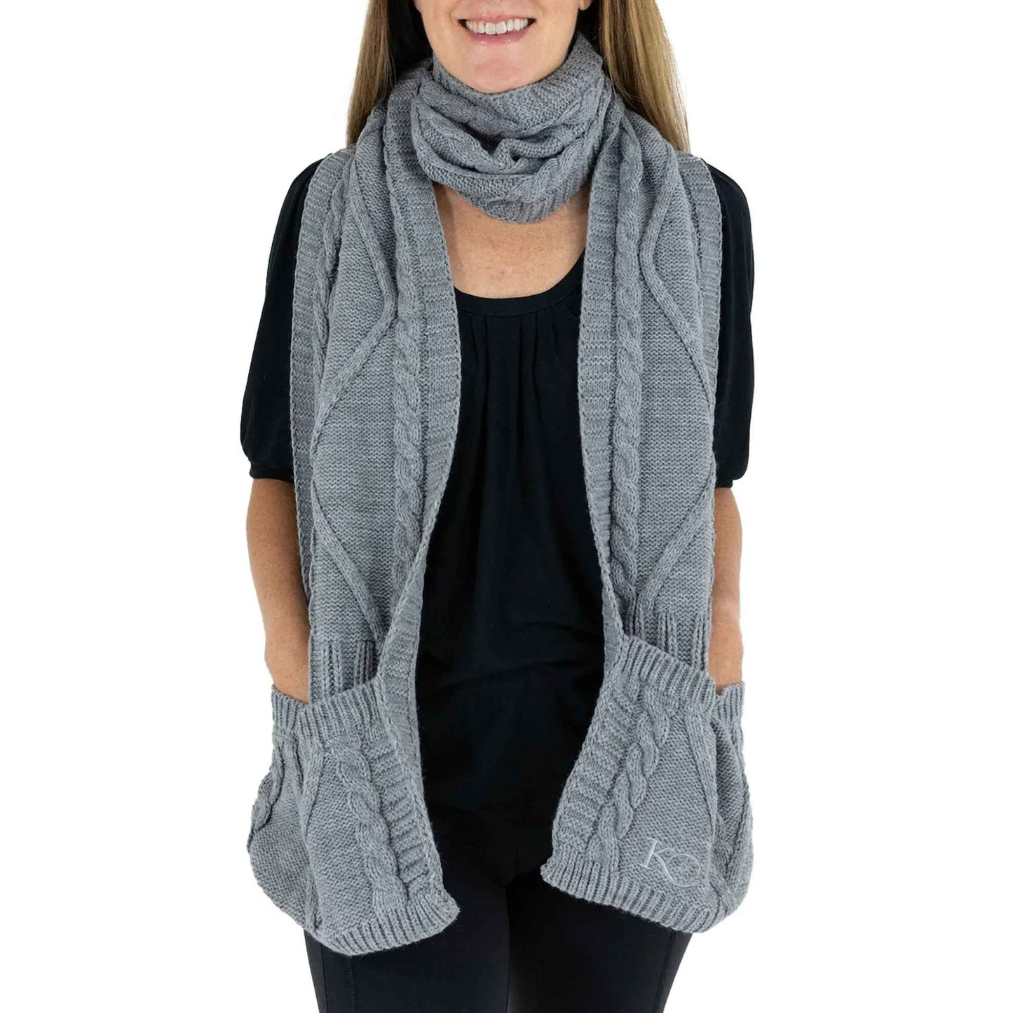 Scarf with Pockets