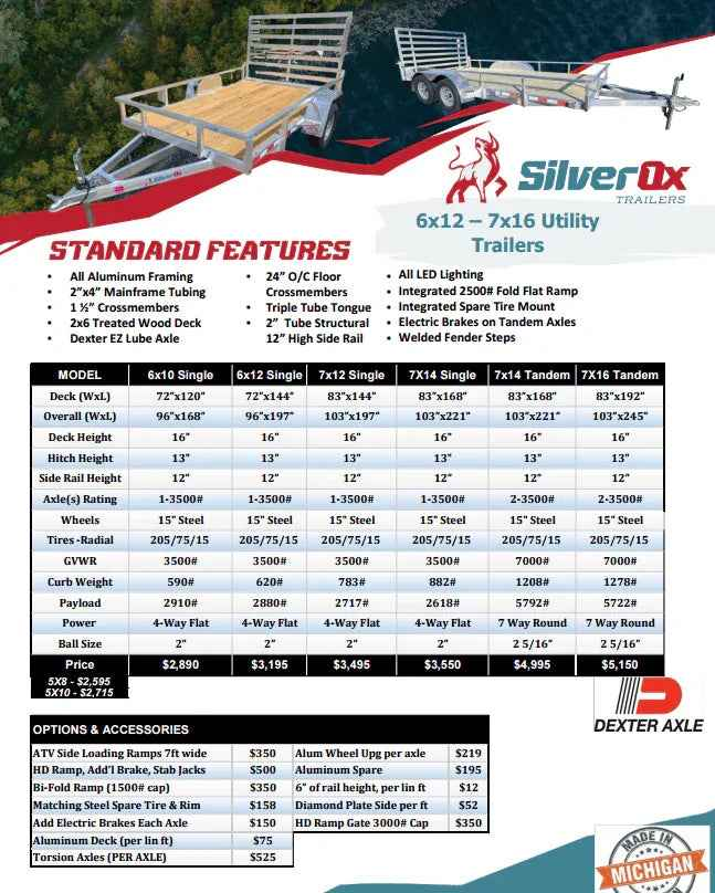 Aluminum Utility Trailer