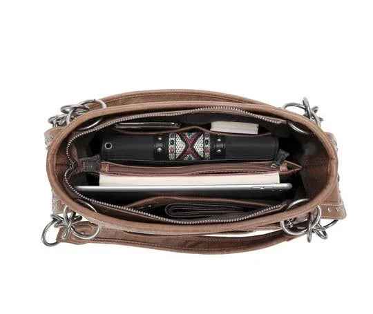 Western Tooled Leather Purse
