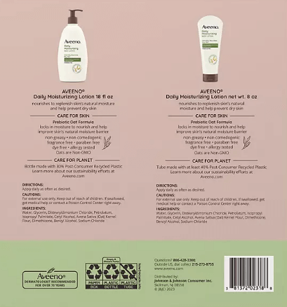 Aveeno Daily Moisturizing Body Lotion Set, 18 fl oz Each