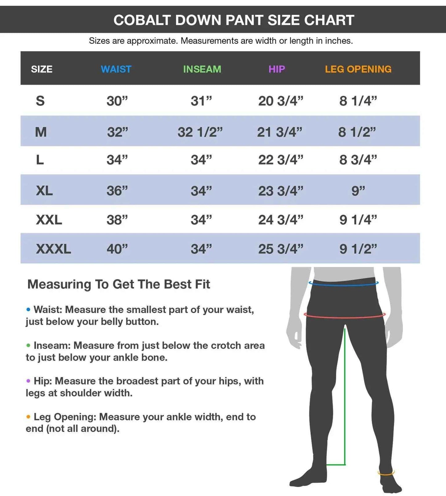Vycah Cobalt Down Pant
