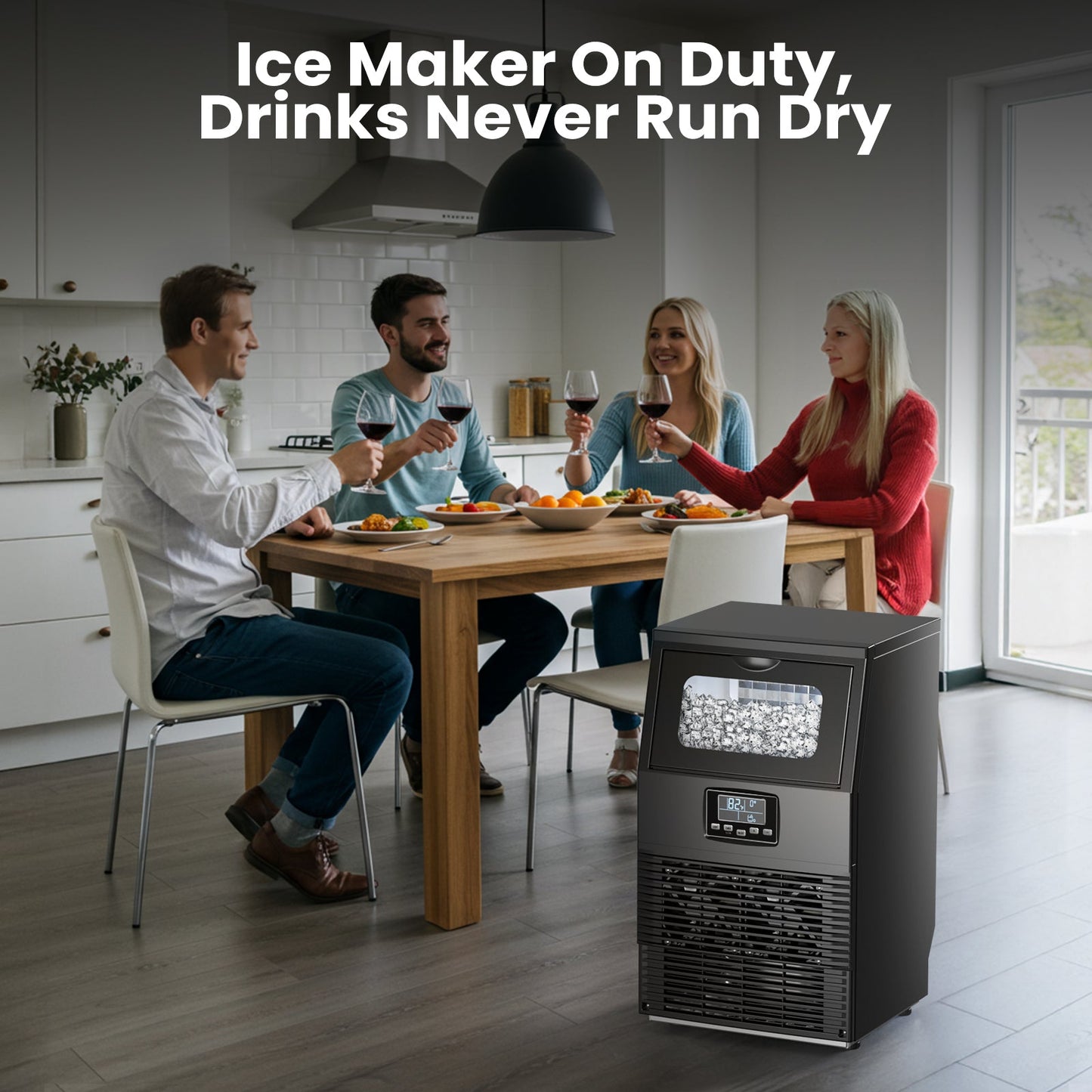 Commercial Ice Maker 80 lbs\66 lbs
