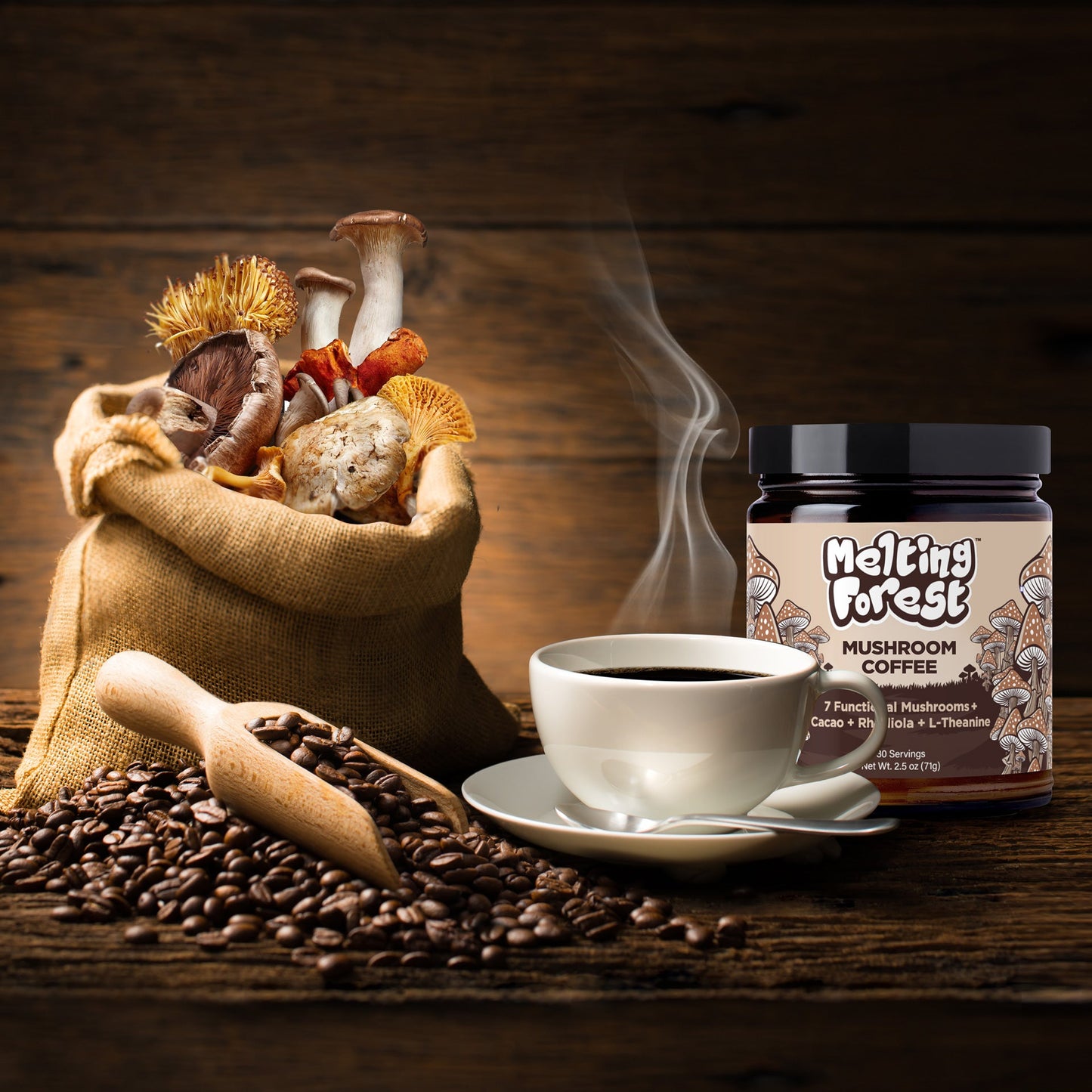 Mushroom Coffee - Energizing Blend for Wellness