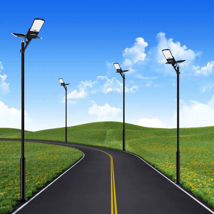 1800W solar street light with 20ft /16ft pole