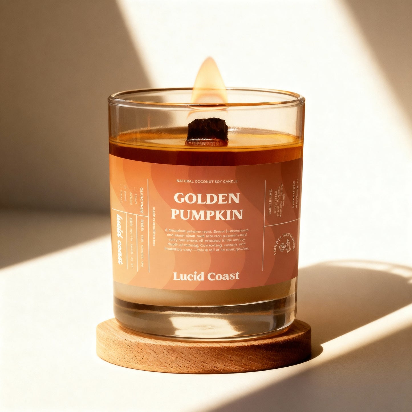 Golden Pumpkin Massage Candle