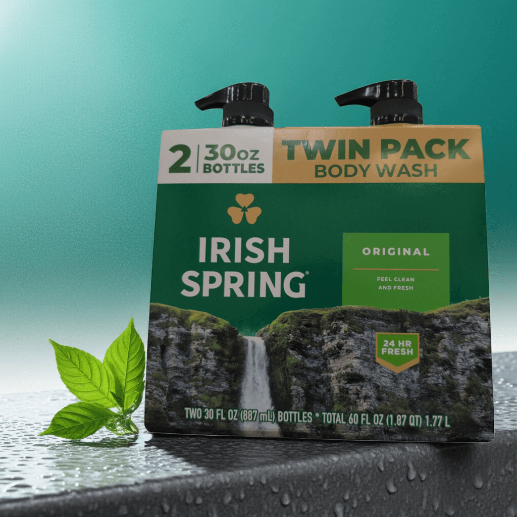 Irish Spring Body Wash for Men, Original Clean, 30 fl oz, 2-Pack