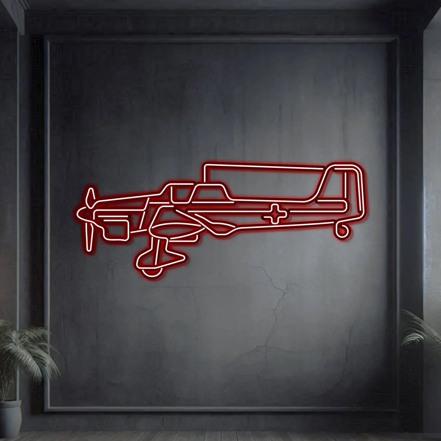 junkers-stuka-ju-87-neon-metal-wall-decor - shoponestop.store