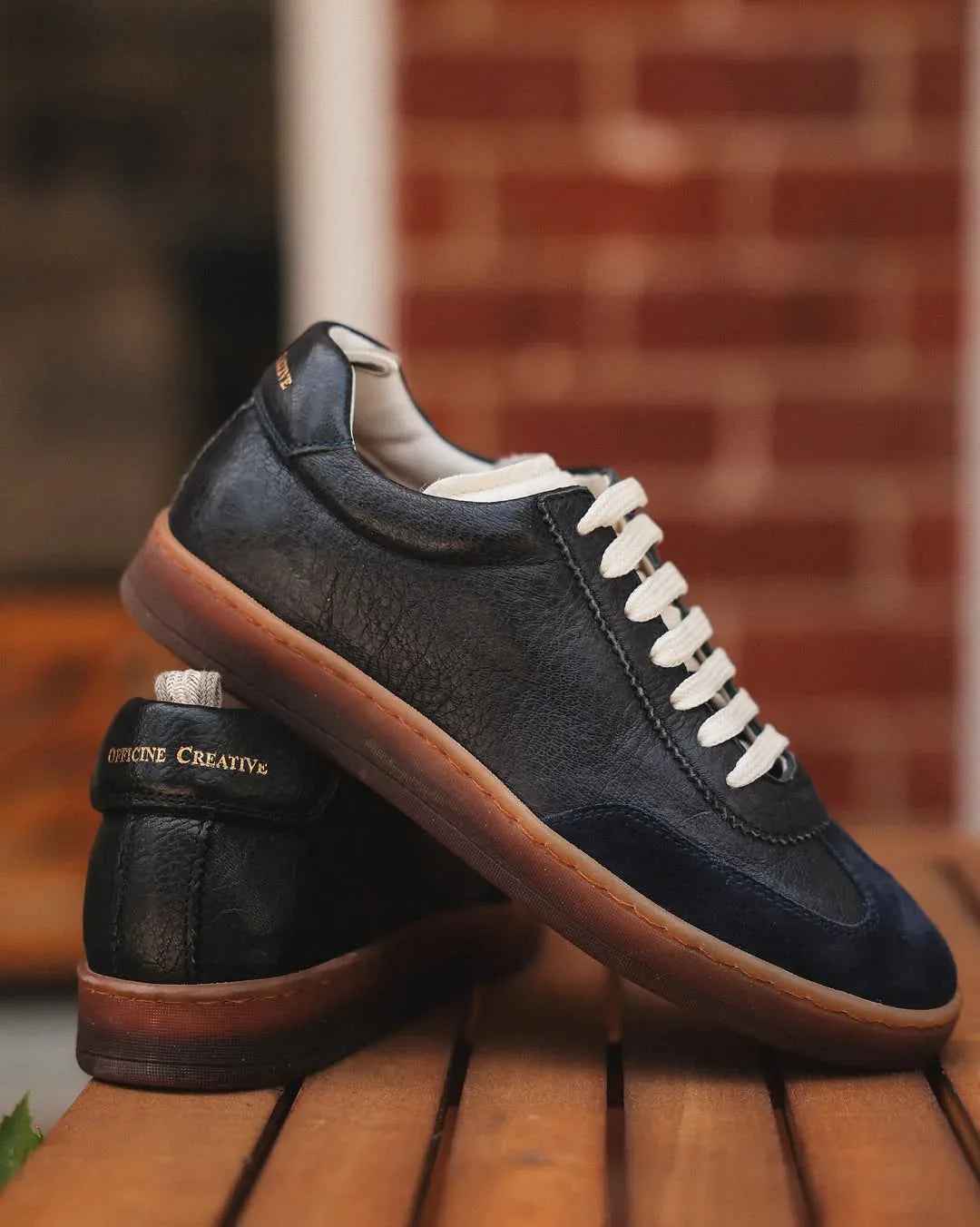 Leather Lace Up Sneaker