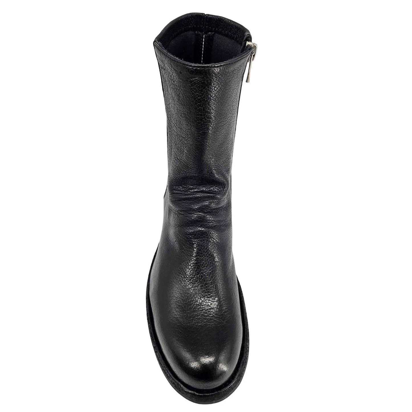 Black Leather Ankle boot