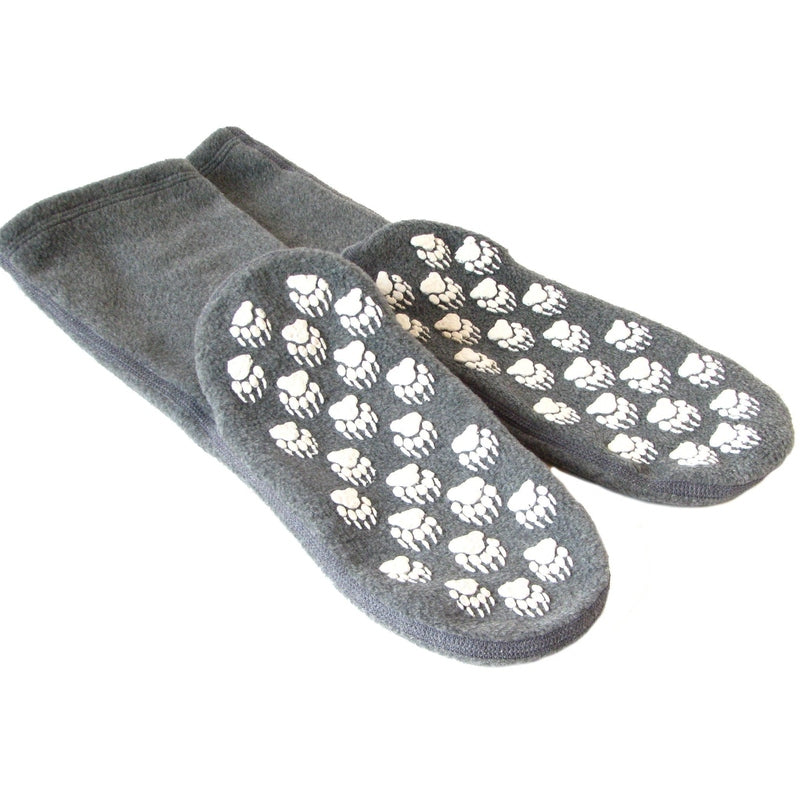 Polar Feet Fleece Socks - Soft Grey