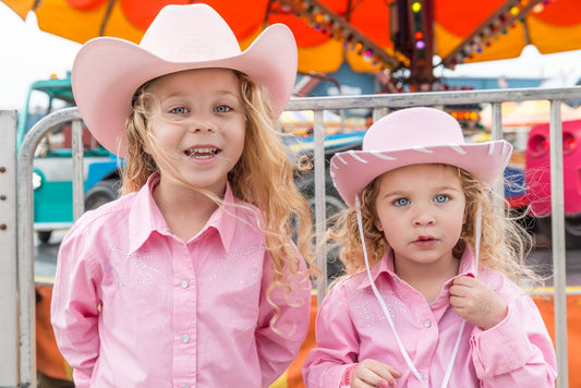 Pink cowgirls at the Texas State Fair