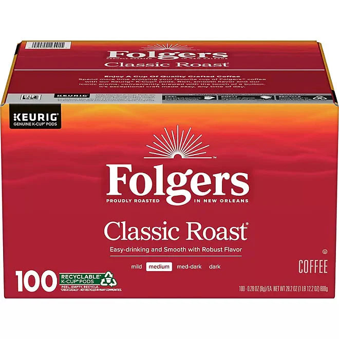 Folgers Classic Medium Roast K-Cups