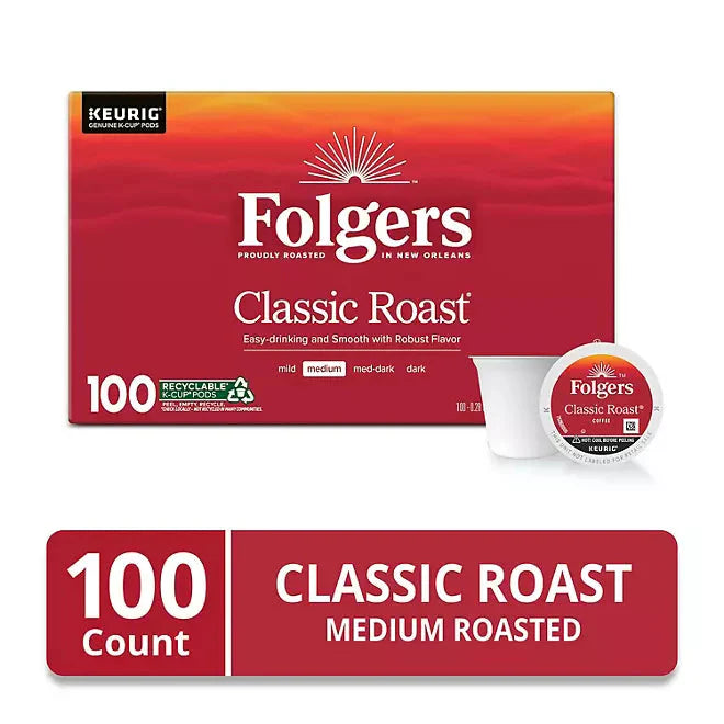 Folgers Classic Medium Roast K-Cups