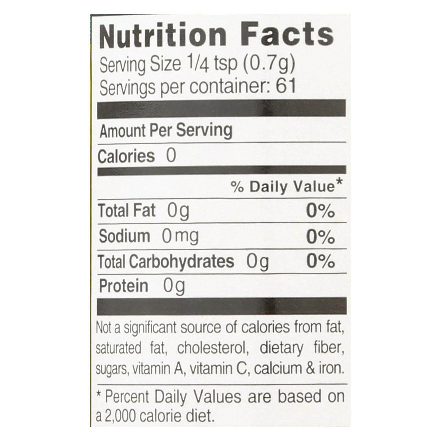 Organic Bragg Sprinkle