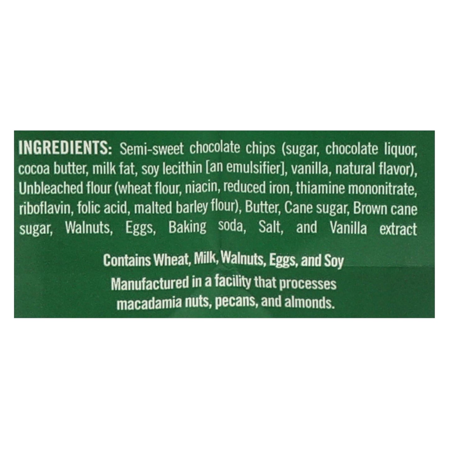 Chocolate Chip Walnut Cookies