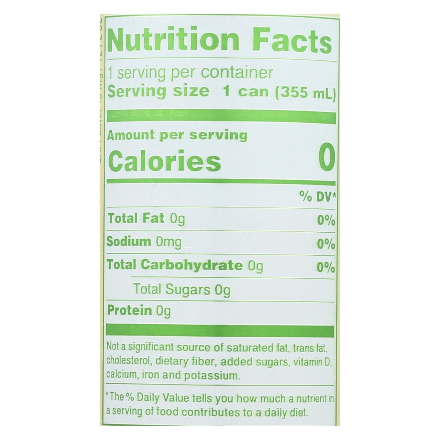 Zevia Sweetened Green Tea