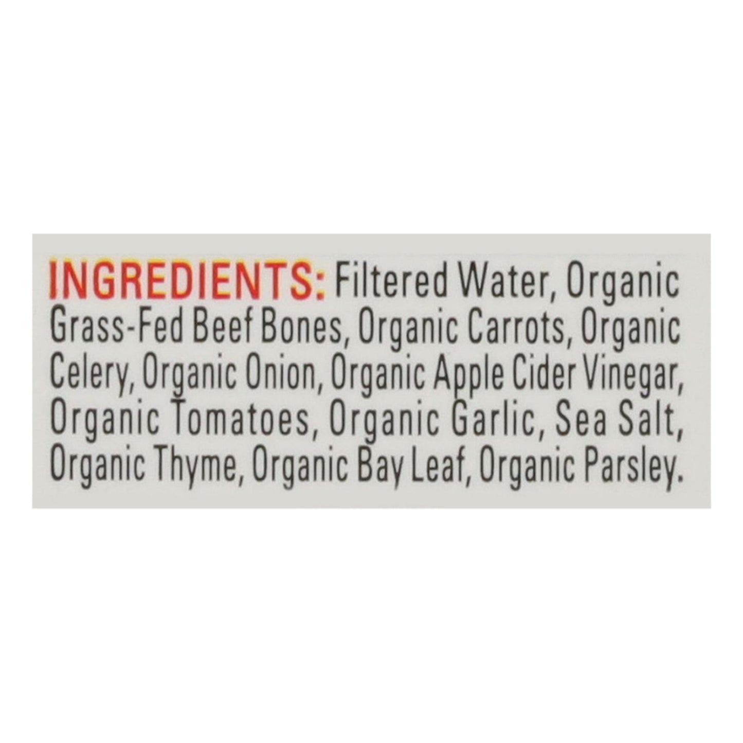 Organic Beef Bone Broth