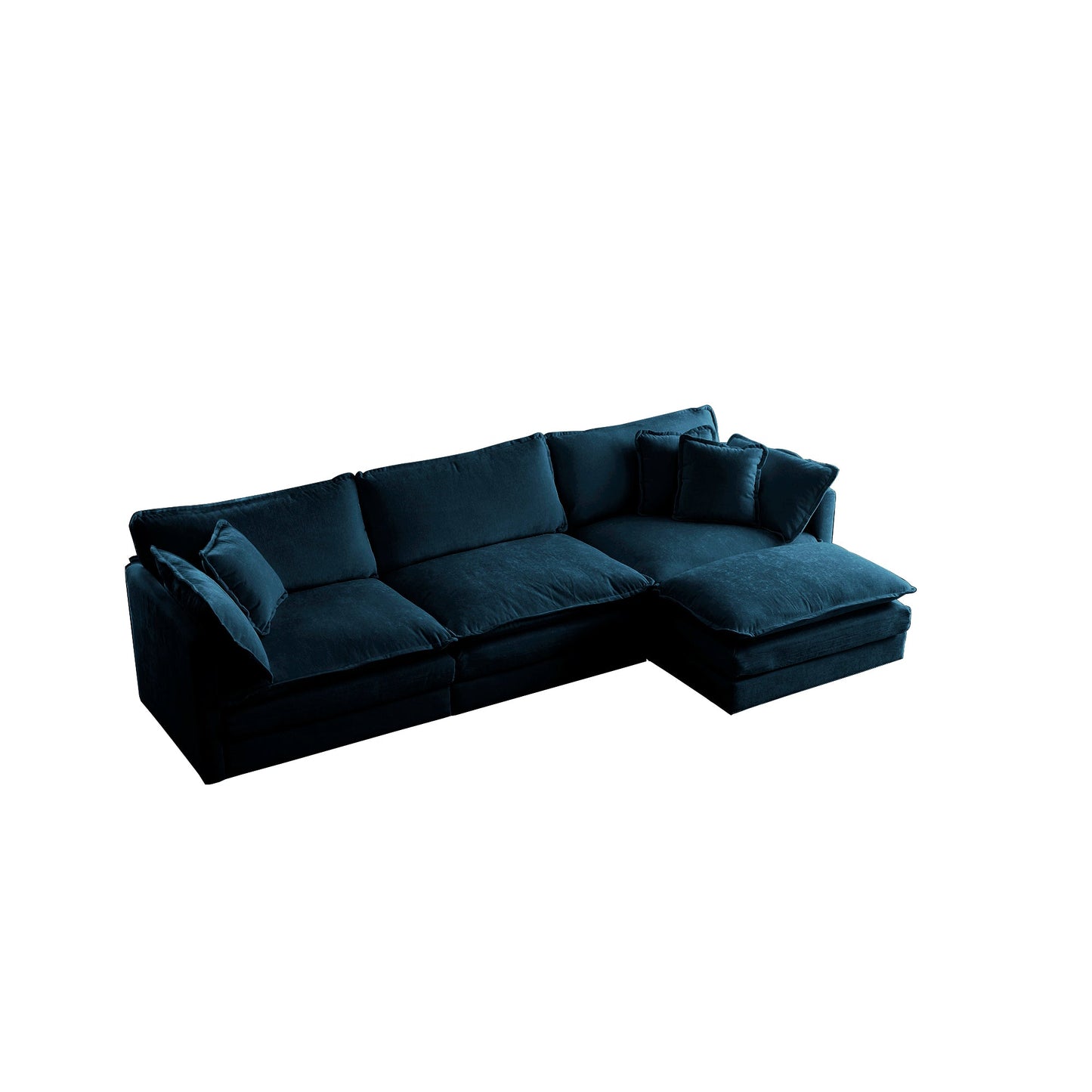 Free Combination Comfy Upholstery Modular Oversized L Shaped Sectional Sofa