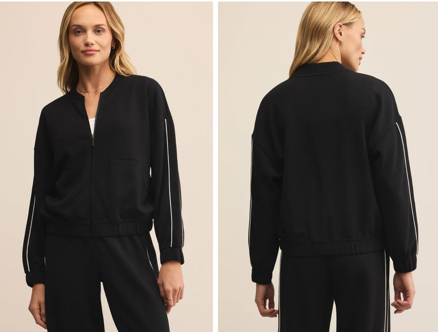 Z SUPPLY ON TRACK OVERSIZED JACKET