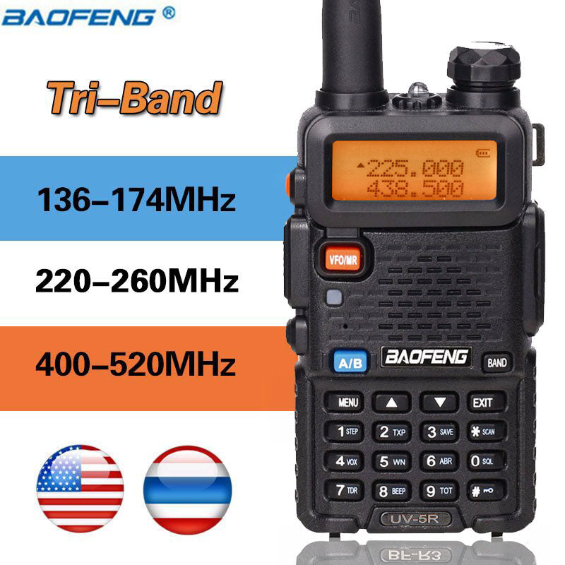 BaoFeng BF-UV5R Tri-Band Walkie Talkie