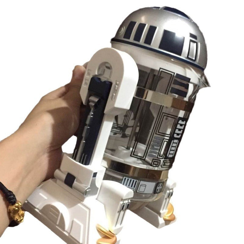Star Wars R2D2 Robot Mini Home Hand-Poured Coffee Maker Coffee Pot