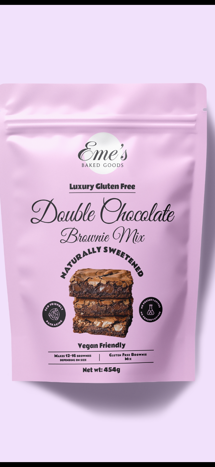 Luxury Gluten-Free Brownie Mix 12 Pack Case (Retail Ready)
