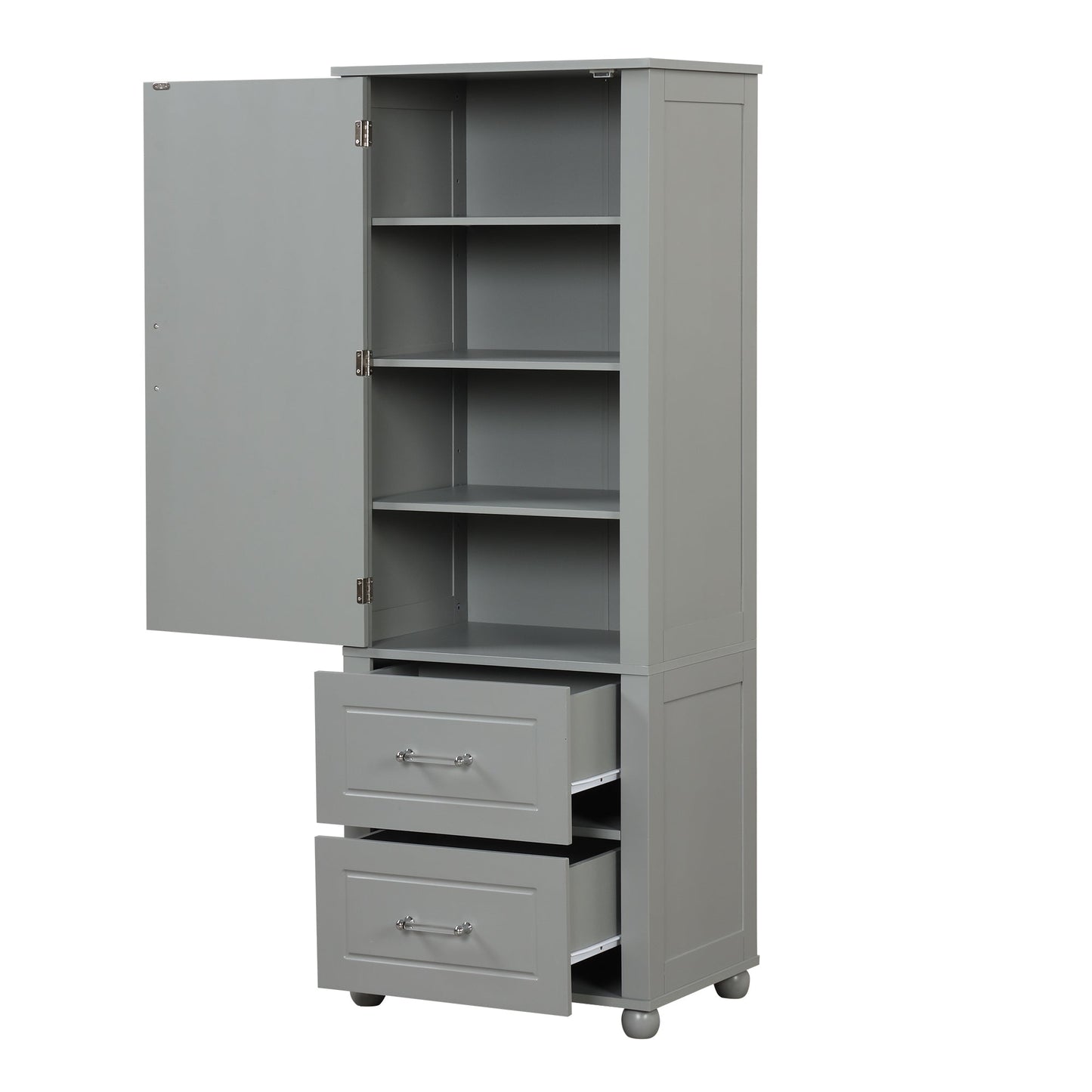 Tall Bathroom Storage Cabinet, Freestanding Storage Cabinet