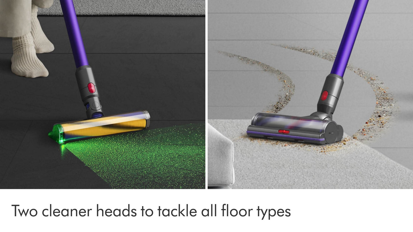 Dyson Gen5detect™ Cordless Vacuum Cleaner – HEPA Filtration, Laser Dust Illumination, Piezo Sensor, LCD Display, De‑Tangling Motorbar™, 70‑Minute Runtime